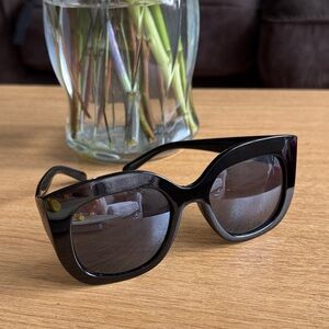 Quay Australia Black Oversized Sunglasses
